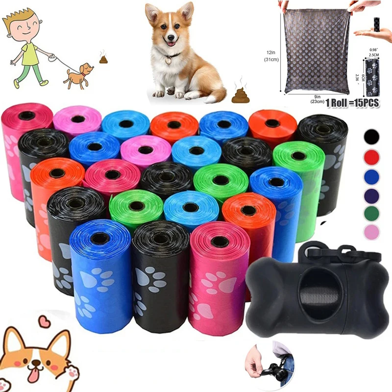 Dog Grooming Poop Bags for Dog Poop Bag Holder Pet Supplies Diapers for Dogs Pee Pad Holder Pets Potty Dispenser Products Home