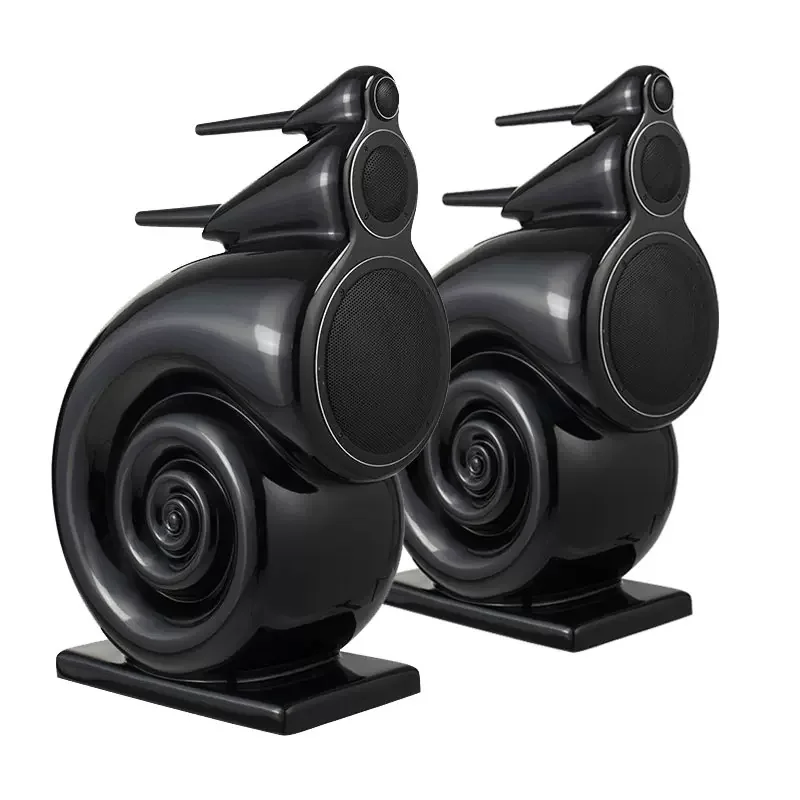 HiFi Bookshelf Speaker Home Theater Sound System 3-Way 8-Inch Wood Cabinet 50-100W Good Sound Speaker for Computer