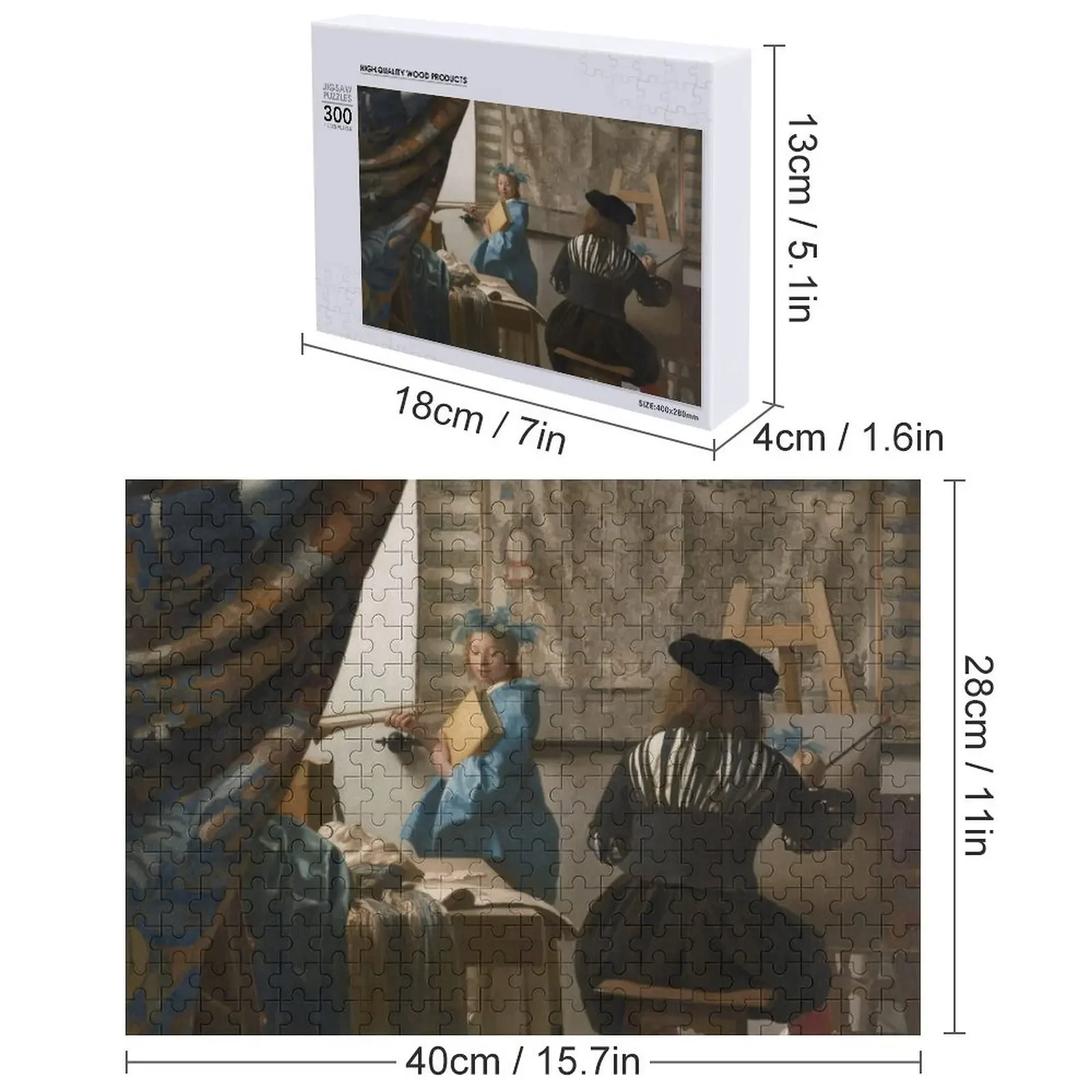 Johannes Vermeer - Seni Melukis Puzzle Jigsaw Kustom Dengan Foto Puzzle Jigsaw Kustom Untuk Anak-Anak