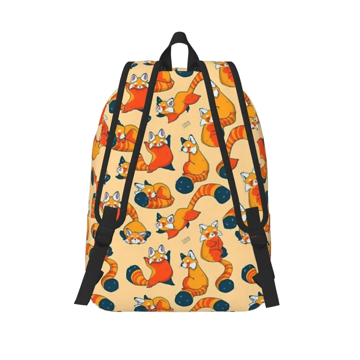 Red Panda Romp Student Backpack School Bag Hiking Travel Daypack for Boys Girls Fashion Bookbag Shoulder Bags