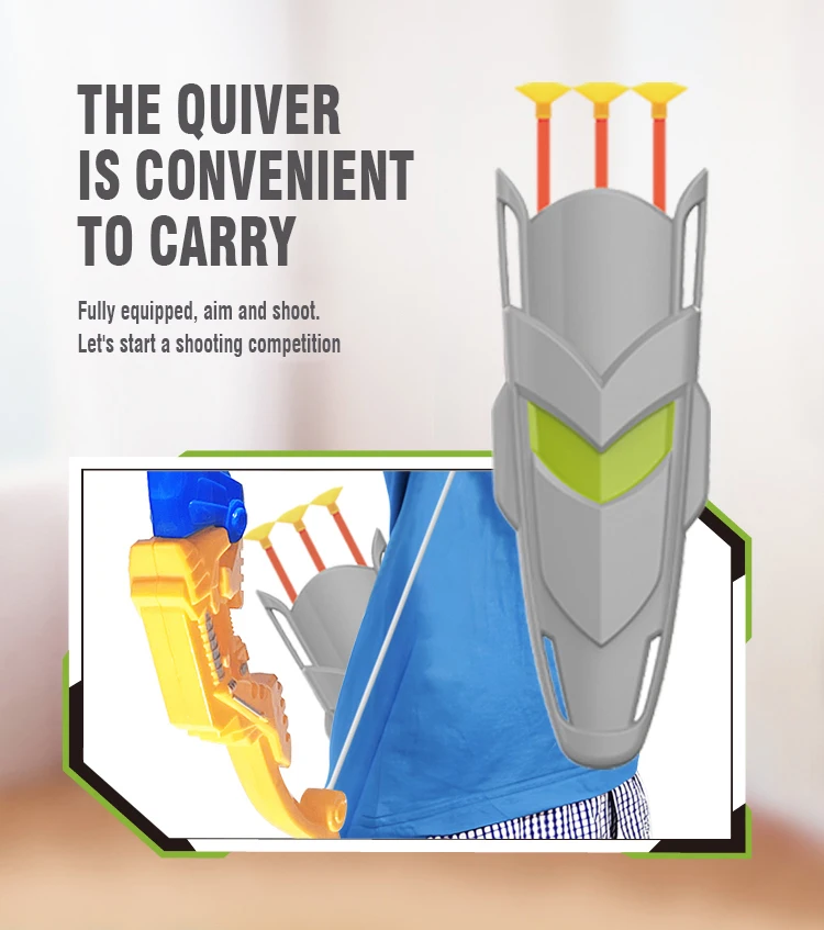 Ensemble de tir à l'arc pour enfants, arc et flèche recourbés, intérieur et extérieur, jouet pour enfants de 3 à 12 ans, jouet de tir de chasse, cadeaux interactifs