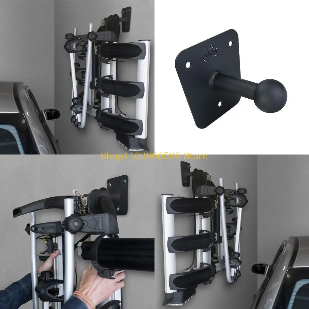 242A Universal Aluminum Bike Storage Hanger Featuring Rust Resistant Finish And Easy Installation Process Wall Mount Bracket