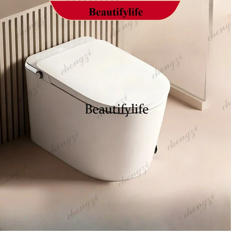 Smart toilet integrated automatic flip built-in foam shield no water pressure limit toilet ab01
