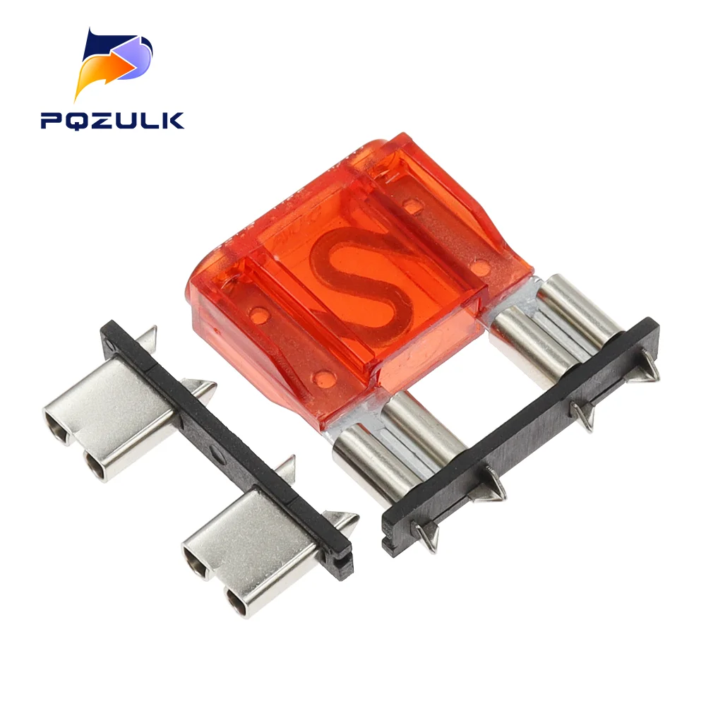 10PCS Car Auto Boat Fuse Holder Large Size Automotive Blade 32V For PCB Board 20A 30A 40A 50A 60A 70A 80A 100A