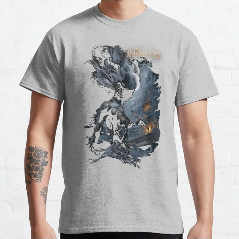 Paintress 2025 Clair Obscur Expedition 33 camiseta de videojuego Dark Fantasy regalo para jugadores camisetas de talla grande para adultos S-6XL