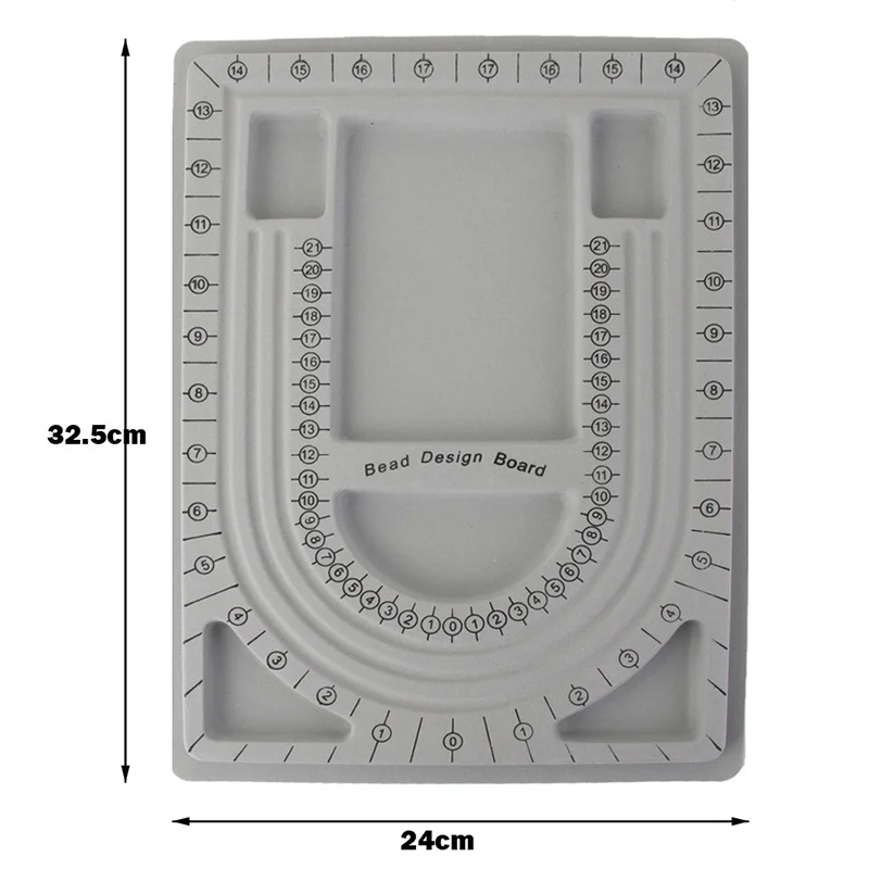 Gioielli braccialetto fai da te collana Design piatto braccialetto Design in rilievo dimensioni tavolo quadrante 108 misurino con perline