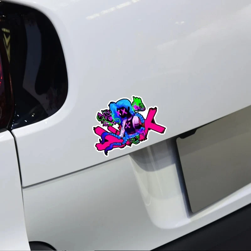 Graffiti Car Sticker Reflective Vinyl Decal Waterproof for Car Window Bumper Motorcycle Helmet JDM Styling Automotive Decor 2