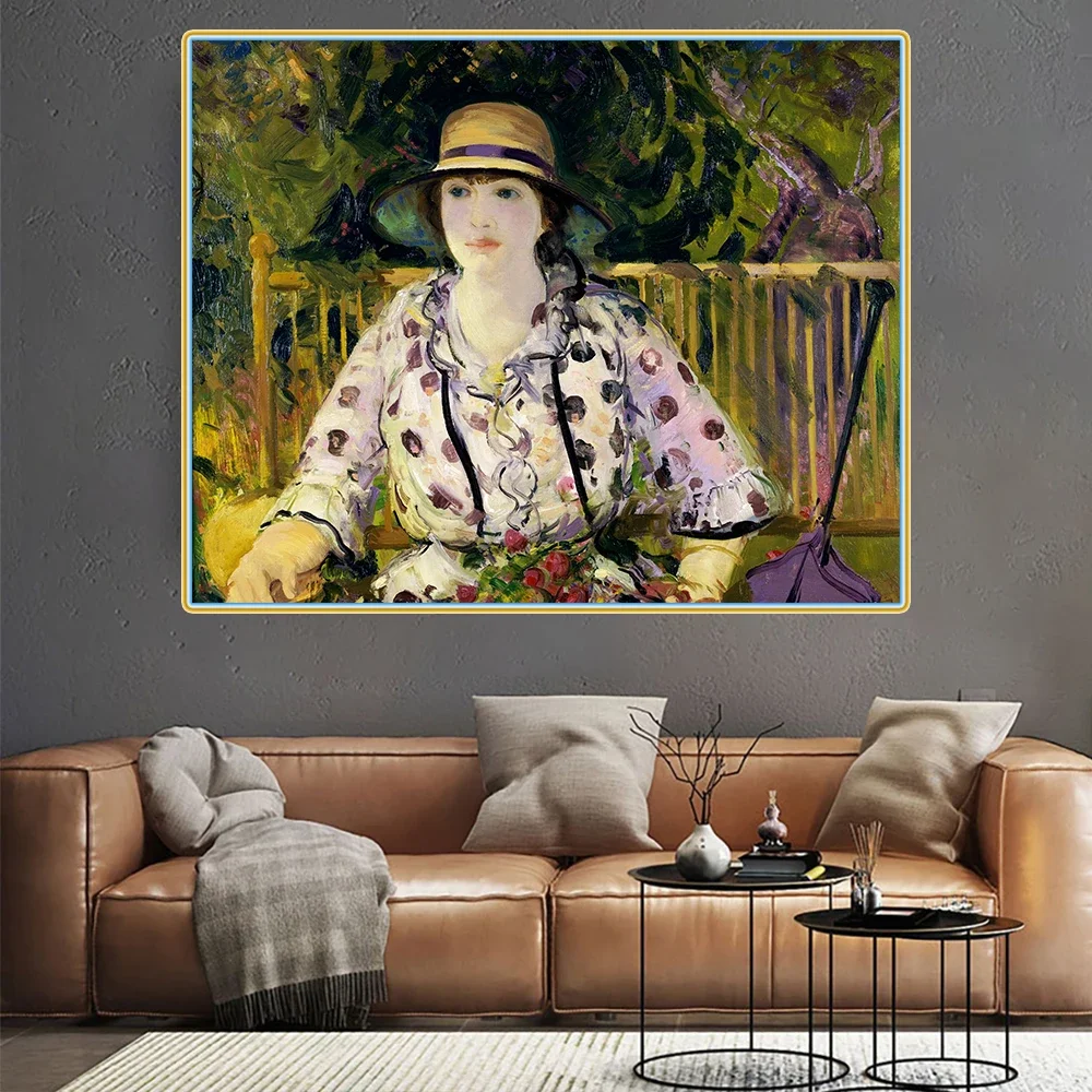 سيتون جورج منفاخ 《إيما في بستان، 1916》 لوحة قماشية مطبوعة بالزيت عمل فني ملصق صورة ديكور جدران حديث ديكور منزلي