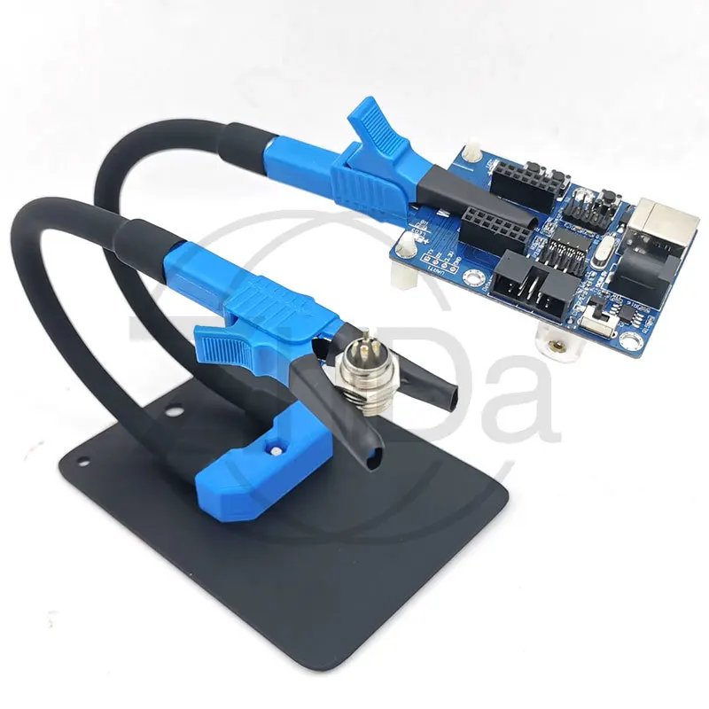 Flexible Gooseneck Alligator Clip Holder, PCB Clamp for Electronic Soldering Repair DIY Welding