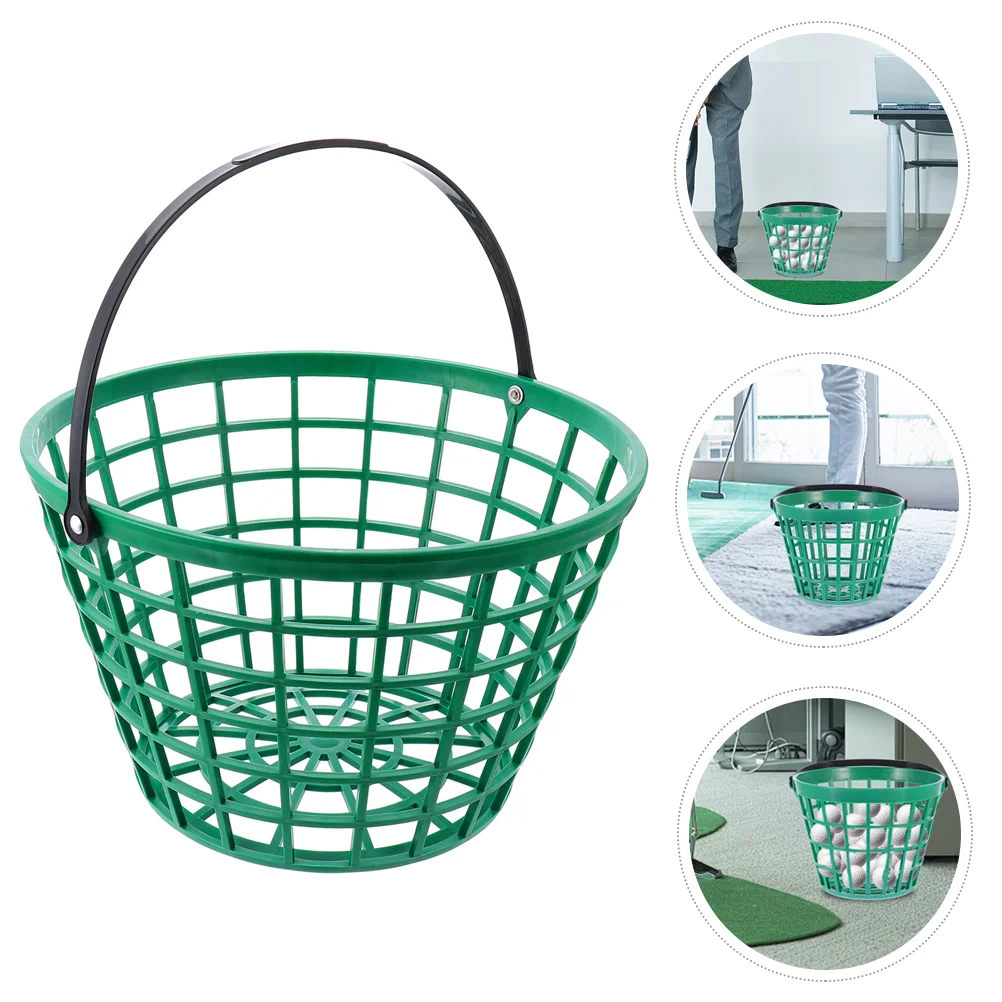 

Storage Baskets Golf Plastic Golfing Balls Bucket Outdoor Sports Supply Golfball Green Container Collecting Fitness