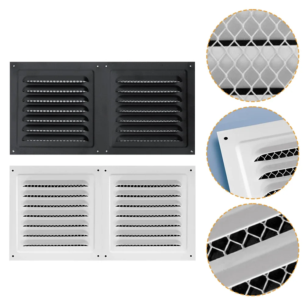 

Ventilation Grille With Insect Screen Vent Cover Airflow For HVAC Or Ceiling For Home Improvement Hardware Accessories