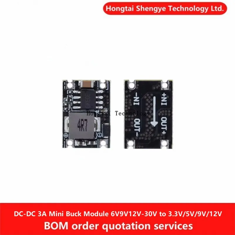 DC-DC 3A Mini Buck Module Car Power Supply 6V 9V 12V-30V to 3.3V/5V/9V/12V Output