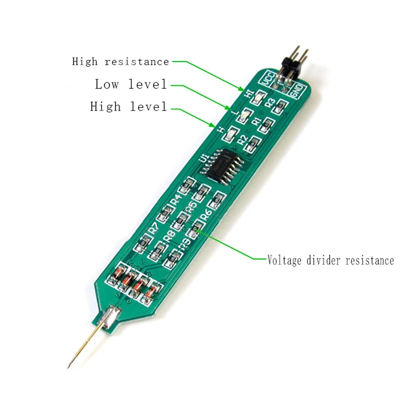 5V 3.3V Logic Tester Pen Level Tester Digital Circuit Debugger Logic Pulser Analyzer Detecting Probe Circuit Tool