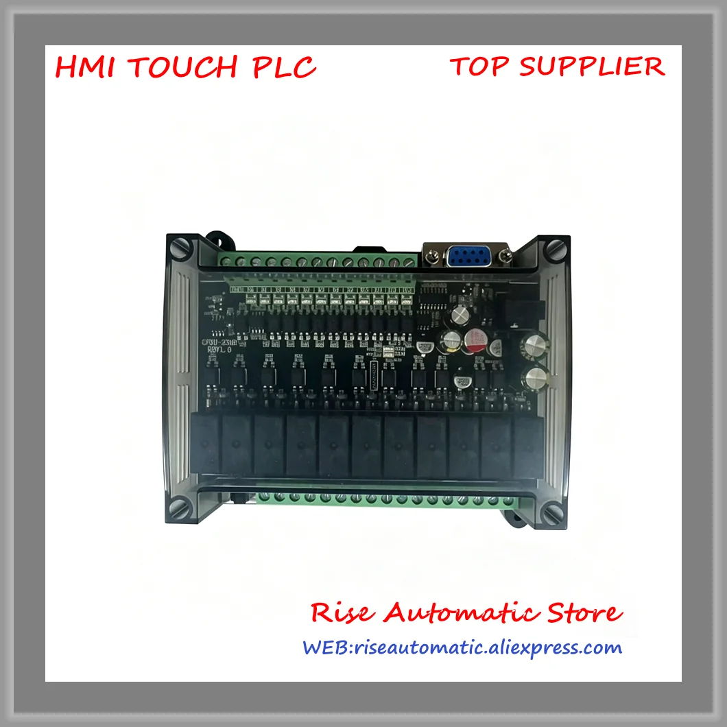 New CF2N-23MR FX2N 23MR 12 Input 11 Relay Output PLC RS232 Cable By GX Developer Ladder CF3U-23MR