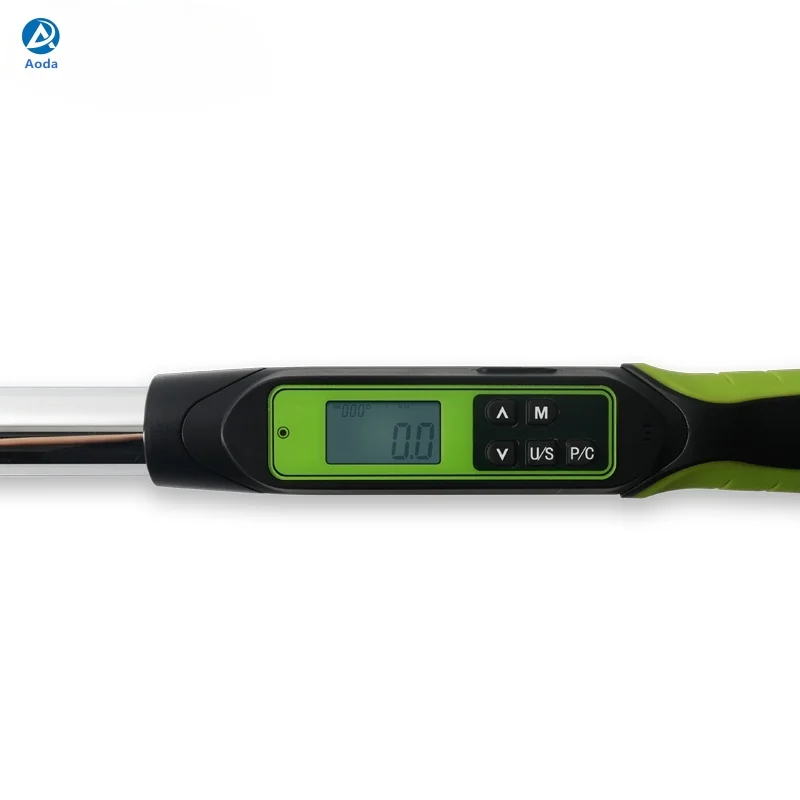Interchangeable Headband Angle Digital Display Torque Wrench 10-340Nm 1/2 Open End Carbon Steel Industrial Usable OEM 3.7V