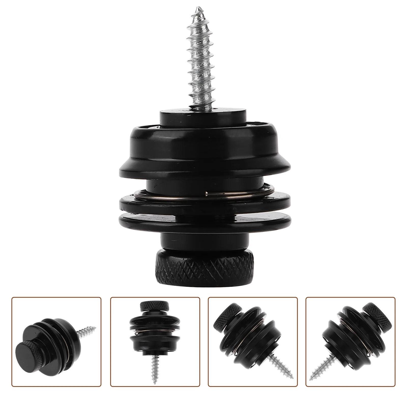 

Guitar Studs Strap Security Lock Locking Peg Socket Mechanism Electric Locks Metal Acoustic Button Ukulele Replacement