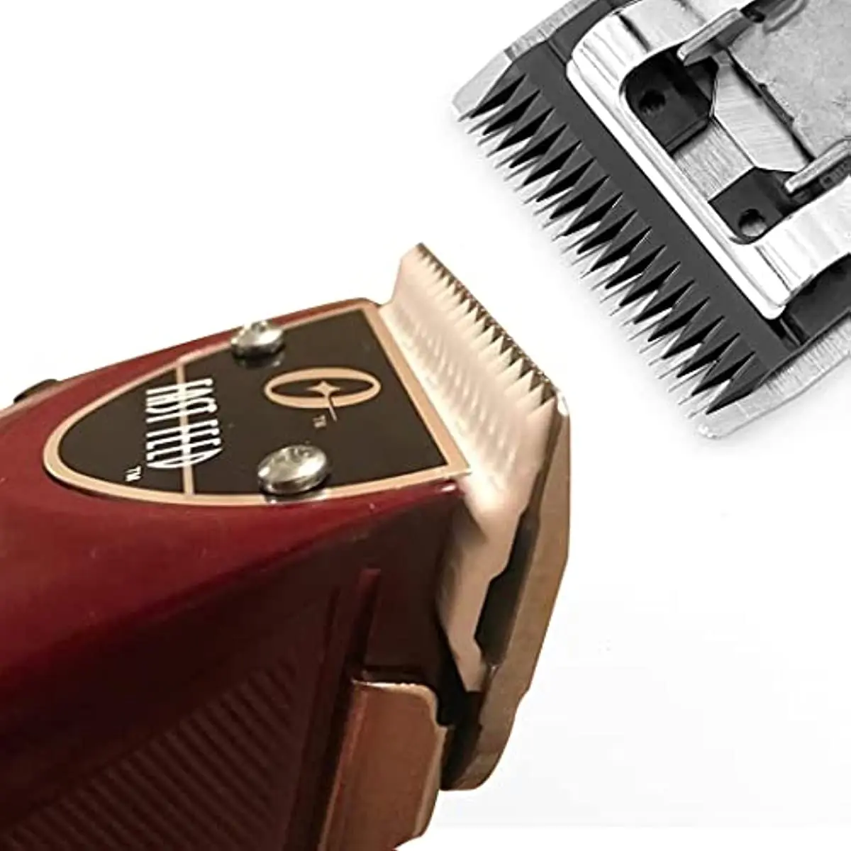 2 Stuks 18 Tanden Clipper Blades-Snelle Feed Keramische Blade - Pet Dog Grooming Vervanging Messen, voor Andis Keramische Onderdelen