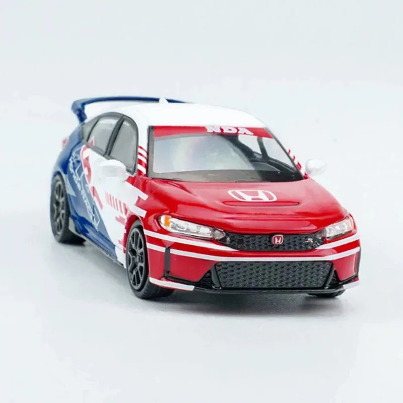 Mini GT Diecast 1:64 Scale Civic TYPE R 1079# Alloy Simulation Car Model Collection Display Toy Gift Static Pendants