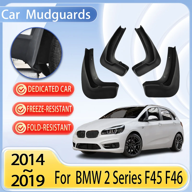 

Car Mudguards Parts For BMW 2 Series F45 F46 Gran Active Tourer 2014~2019 Mudflaps Fender Flare Cover Guard Auto Mud Accessories