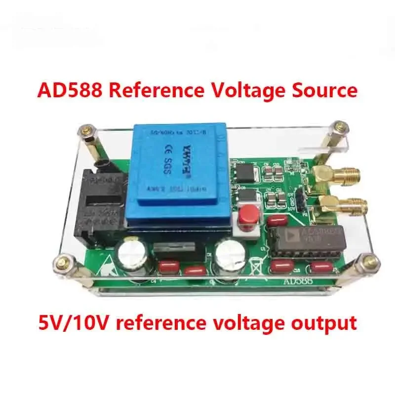 AD588 power module voltage reference 5V 10V DAC reference meter correction 220V power supply