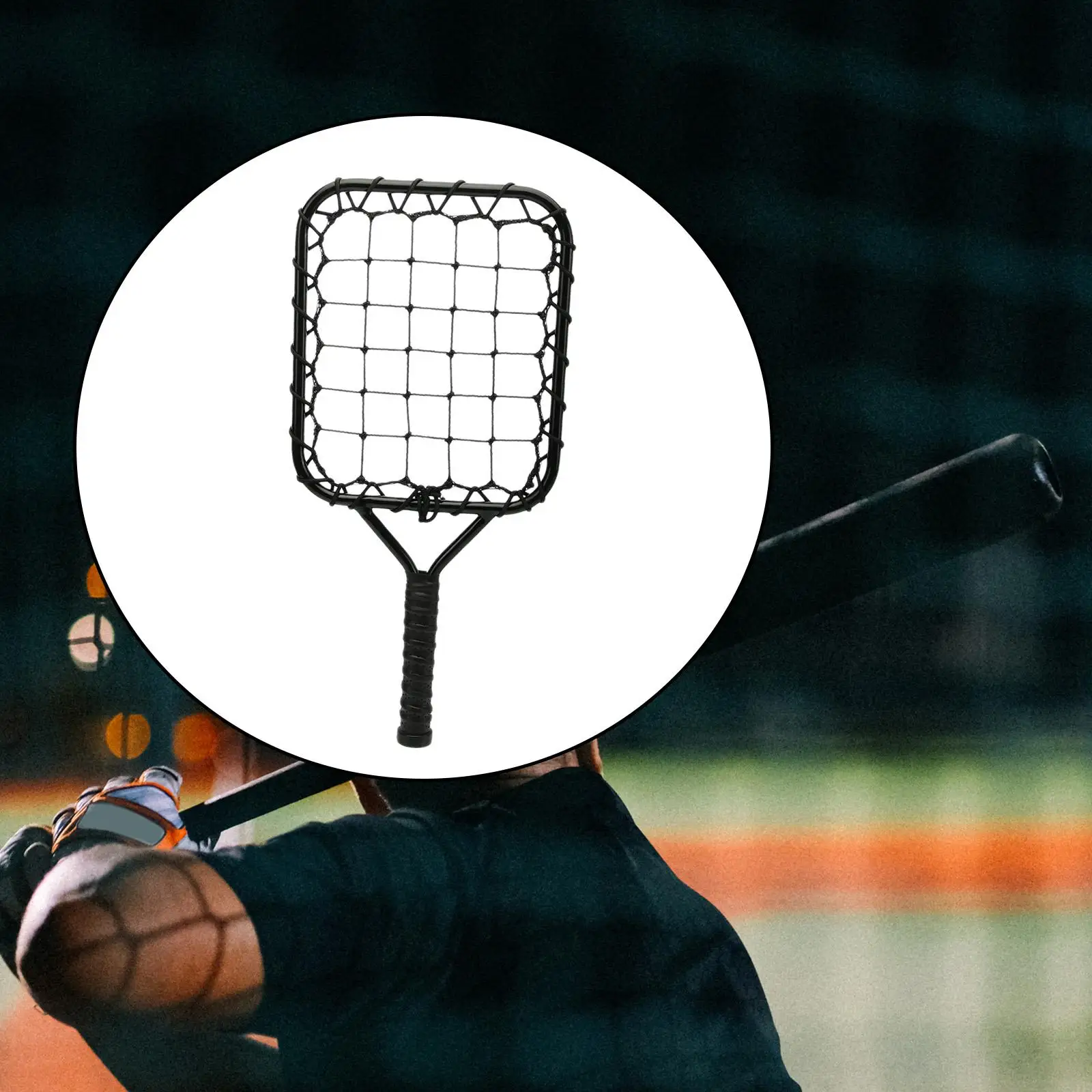 

Baseball Fungo Racquet Trainer Baseball Training Device for Hitting Grounders Lightweight Hitting Aid 12oz Racket for Men Women