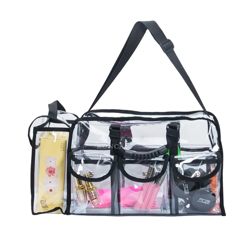 

Portable women's cosmetic bag pvc bag dresser cosmetic case box bag