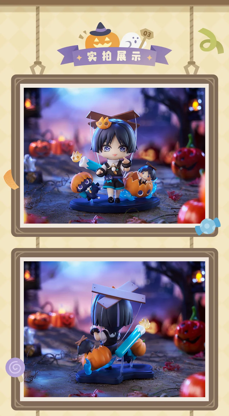 [Original] miHoYo Game Genshin Impact Q.Ver Wanderer 11CM Cosplay Desktop-Sammlerstücke Anime Cartoon Zubehör Sammelkarten – Detail 4