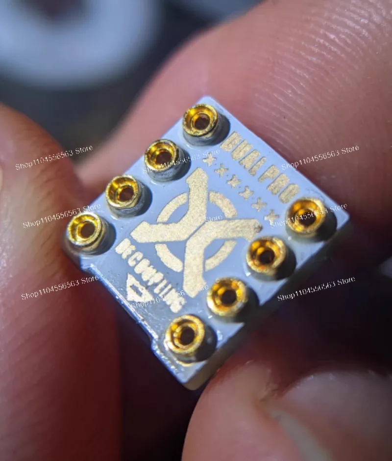 Dual Op-Amp Upgrade Socket Gold Plated HiFi Audio Grade Decoupling Op-Amp Base for Amplifier DIY
