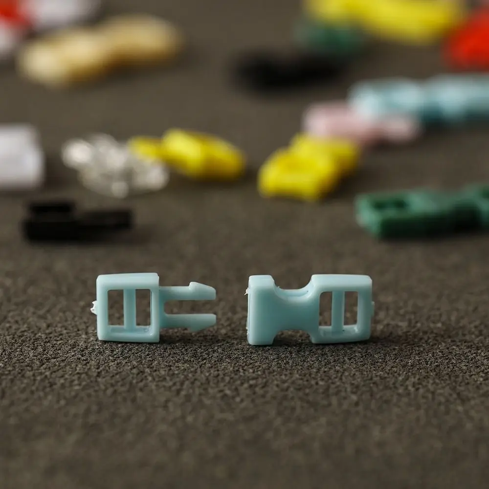 20pcs 4mm DIY Bracelet Webbing Asseccories Mini Buckle Handmade Backpack Button Dog Collar Strap Doll Bags Buckles