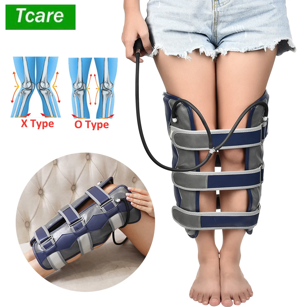 Tcare 1Set Inflatable Leg Correction Belt Legs Posture Corrector X/O Shape Leg Correction Belt Leg Brace Bandage Straighten Legs