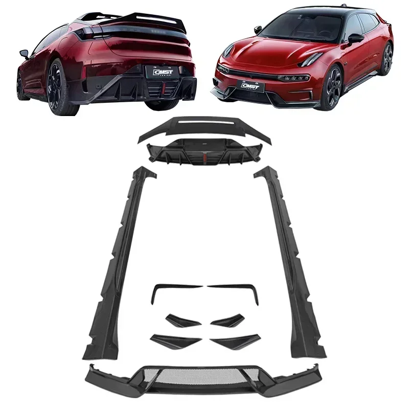 

Manufacturer's direct sales new body kit carbon fiber front shovel rear diffuser spoiler side skirt suitable for ZEEKR 001