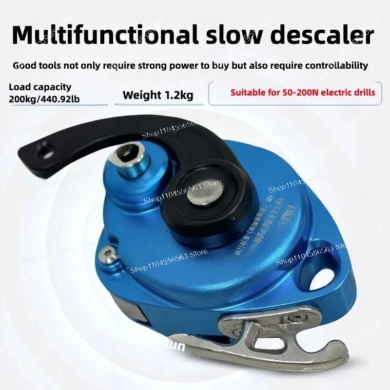 Electric Powered Ascender 200kg Capacity Rope Climbing Device for Rock Wall Access Industrial Fall Protection Safety Equipment