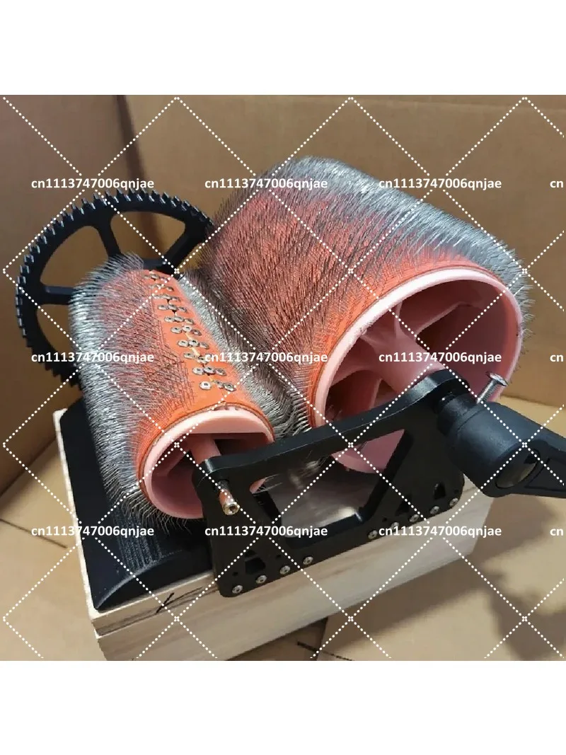 Portable Hand-Cranked Wool Carding Machine Fiber Blender for Spinning Felting DIY Craft Tool