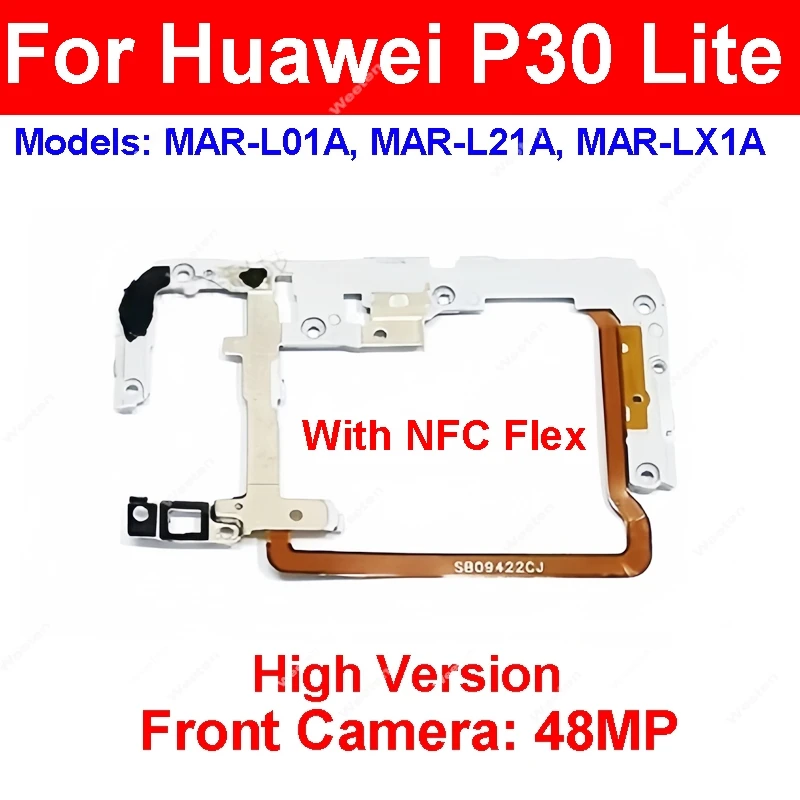 NFC Antenne Sensor Flex Kabel Voor Huawei P30 Lite MAR-LX1A Moederbord Frame Cover Plaat Op Moederbord Flex Kabel Vervangen Deel