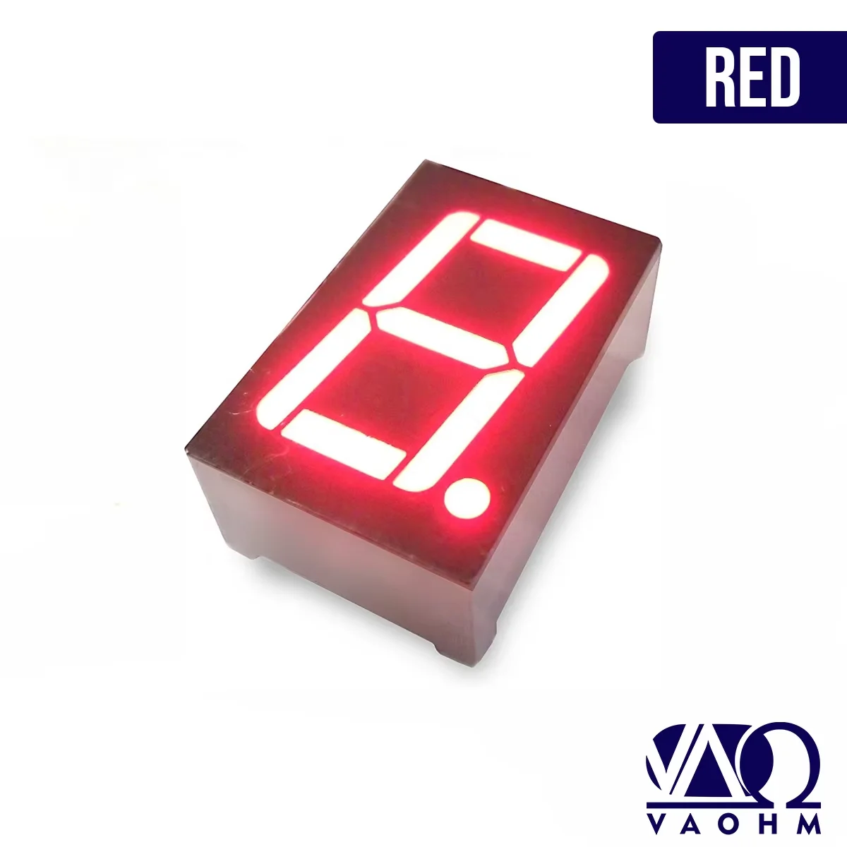 10PCS 5611AH 5611AB 5611AG 5611AW 0.56 Inch Common Cathode One Digit Seven Segment Led Display Tube 10Pin Red Blue Green White