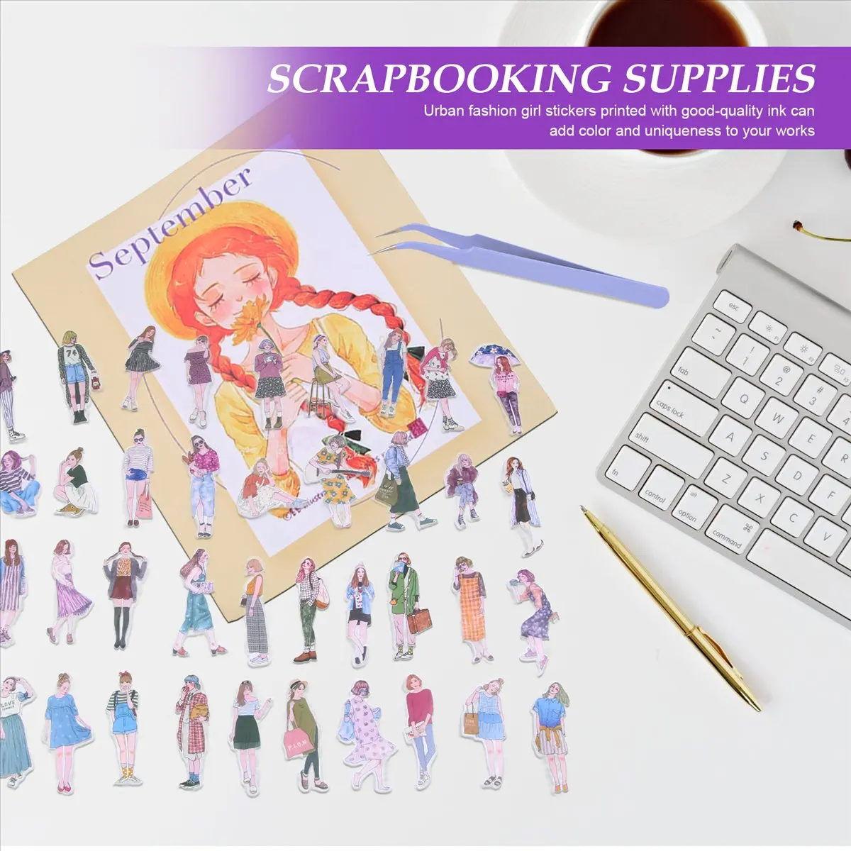 HOT 101 Pcs People Stickers for Journaling Scrapbooking,Urban Scrapbook Sticker for Junk Journal Supplies Kit 【SPECIAL OFFER】