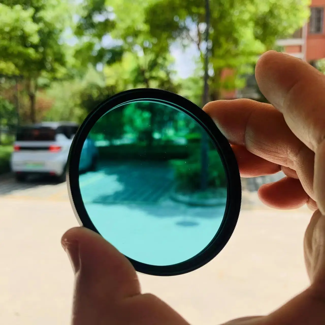 หลายขนาด 67 มม.ติดตั้ง IR Cut Filter ประเภท QB38 BG38 Blue Light Optical Glass สําหรับกล้อง