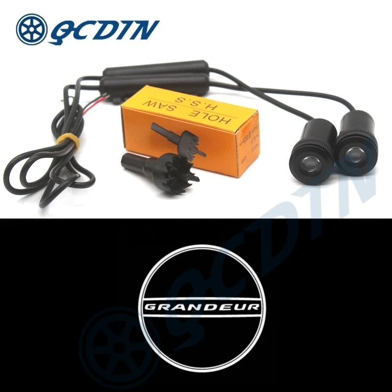

QCDIN, 2 шт., универсальные беспроводные буровые фонарики, фотосессия для Hyundai Great