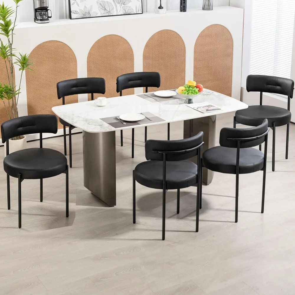 Faux Leather Dining… - image
