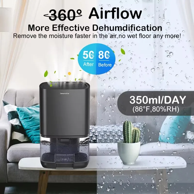 Air Dehumidifier Portable Mute Moisture Absorbers Machine Air Dryer For Home Bedroom Office Kitchen Deodorizer Dryer EU/US/UK/AU