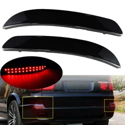 2Pcs FOR BMW E70 X5 07-2010,11-13 X5 Only For Car With M Aerodynamics Package LED Rear Bumper Fog Light Tail Fog Lamp Reflector