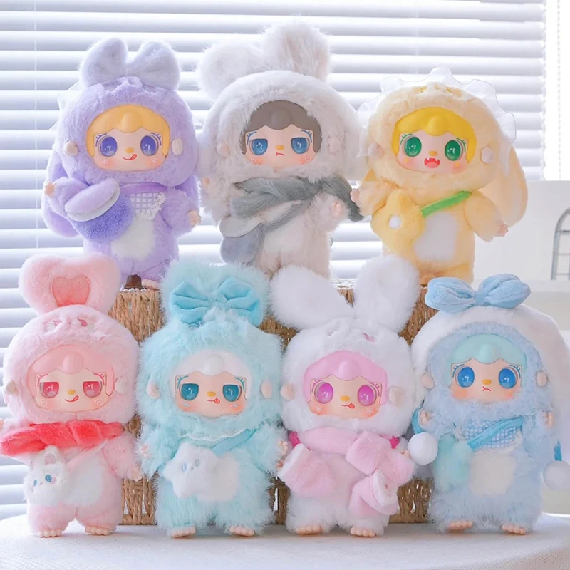 Genuine Yooki Yangyang V3 Warm Rabbit Series Vinyl Plush Blind Box Figure Cute Doll Collect Desktop Decortion Girl Birthday Gift