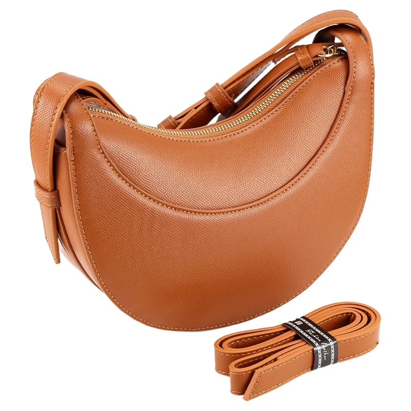 

ASDS-Versatile Casual Crescent Bag Saddle Bag Fashionable Handbag Shoulder Bag Large Capacity Messenger Bag