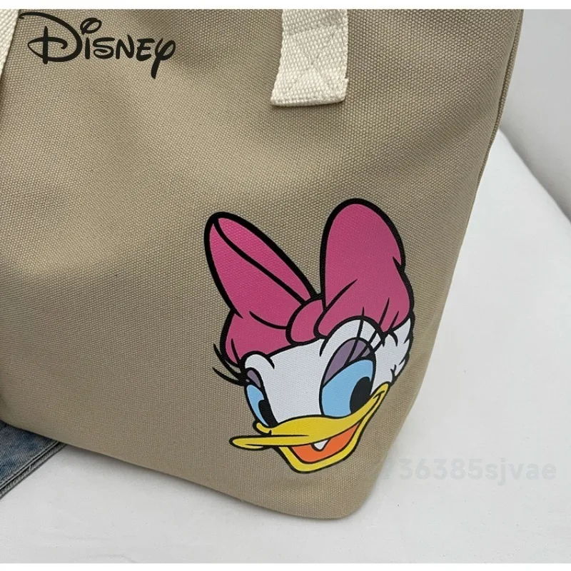 Disney 2024 New Women's Handbag Fashionable High Quality Women's Shoulder Bag Cartoon Casual Large Capacity Women's Shopping Bag