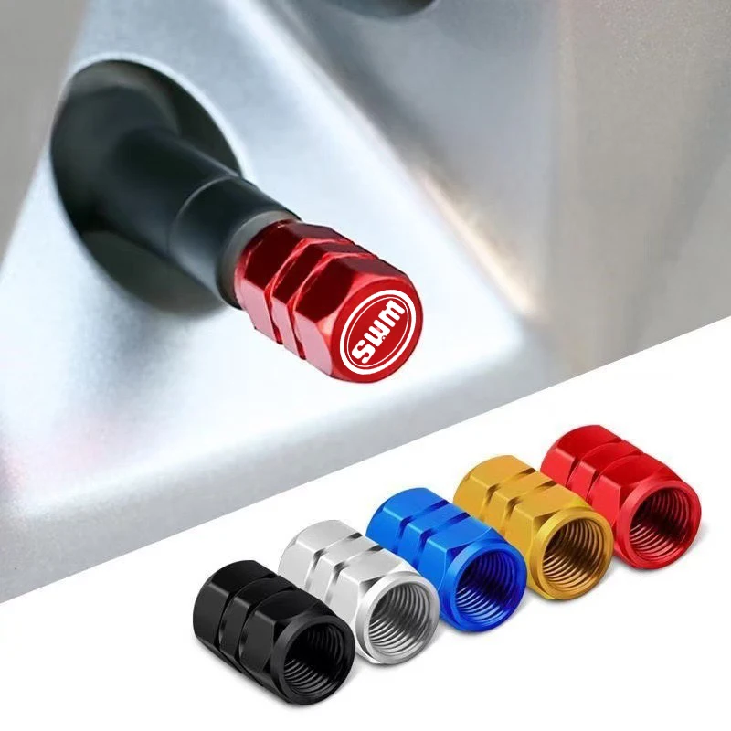 Color hexagonal valve cap aluminum alloy waterproof anti-theft and dustproof for SWM G05 G01 Swm X3 X7 EROE X2 G03F Accessories