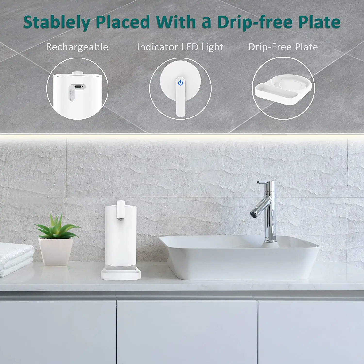 Hot Sales Automatic Soap Dispenser Waterproof Sensor Foaming Hand Soap Machine