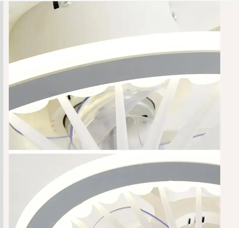 리모컨 LED 천장 선풍기 이미지