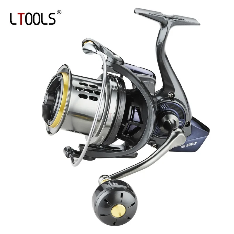 Spinning Fishing Reel DK8000-12000 CNC Metal Wire Cup 28KG Brake Power Fish Lure Reel 4.6:1 Ratio Wheel Freshwater Saltw Fishing