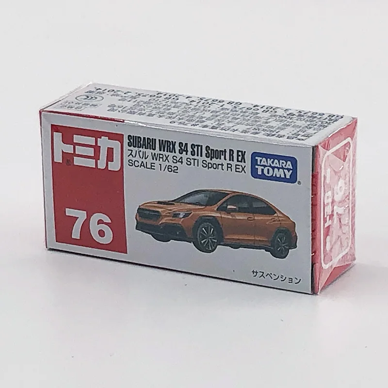 TAKARA TOMY simulazione modello di auto in lega n. 76 Subaru WRX S4 Sports coupé, giocattolo per ragazzi, regalo di festa per bambini regalo di compleanno