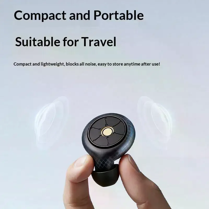

1 Set Reusable Silicone Earplugs Strong Sound Insulation Ear Plugs For Sleeping Noise Cancelling 50dB Noise Earplugs For Sleep